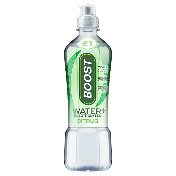 Boost Water+ Electrolytes Citrus 500ml x 12