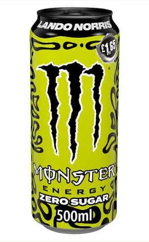 Monster Energy Drink Lando Norris Zero Sugar 500ml x 12