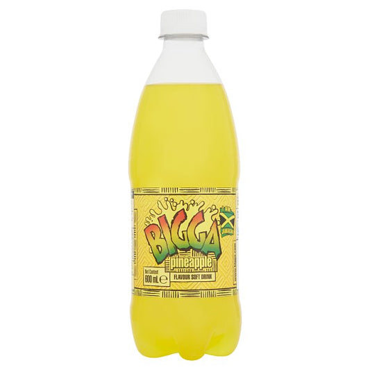 Bigga Pineapple Flavour Soft Drink 600ml x 12