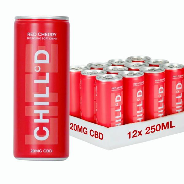 Chill'd Cherry CBD 12 x 250ml