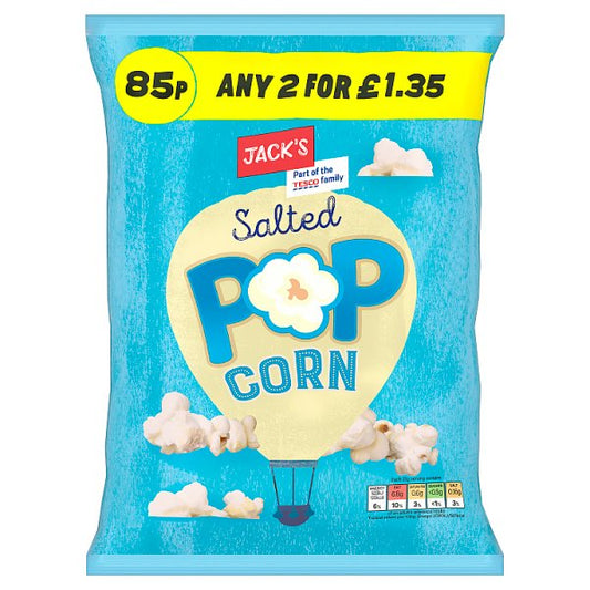 Jack's Salted Popcorn 50g x 18