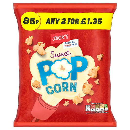 Jack's Sweet Popcorn 50g x 18