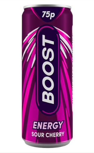 Boost Energy Sour Cherry 250ml x 24