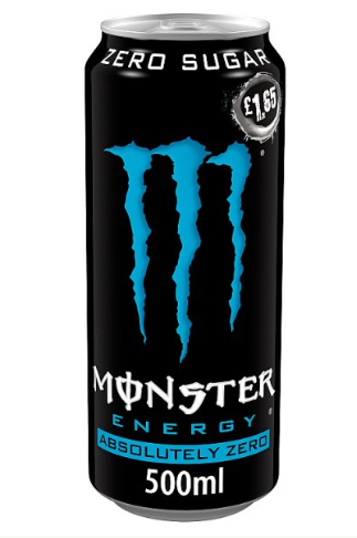 Monster Energy Drink Absolutely Zero Sugar 500ml x 12