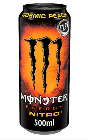 Monster Energy Drink Nitro Cosmic Peach 500ml x 12