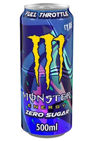 Monster Energy Drink Full Throttle Zero Sugar 500ml x 12