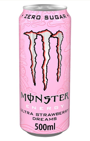 Monster Ultra Strawberry 500ml x 12