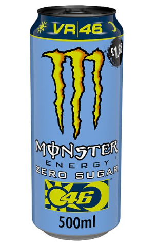 Monster Energy Drink Rossi VR46 Zero Sugar 500ml x 12