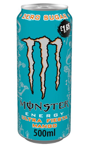 Monster Ultra Fiesta Mango Energy Drink 500ml x 12