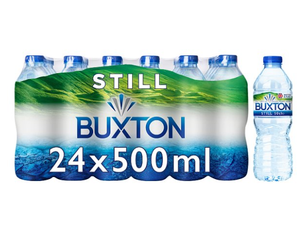 Buxton Still Natural Mineral Water 24x500ml